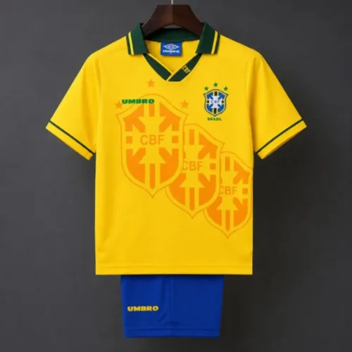 Brasile Home 1994 Retro Bambino