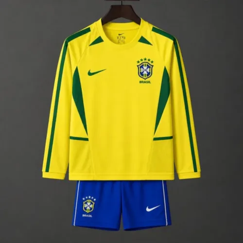 Brasile Home 2002 Retro Bambino