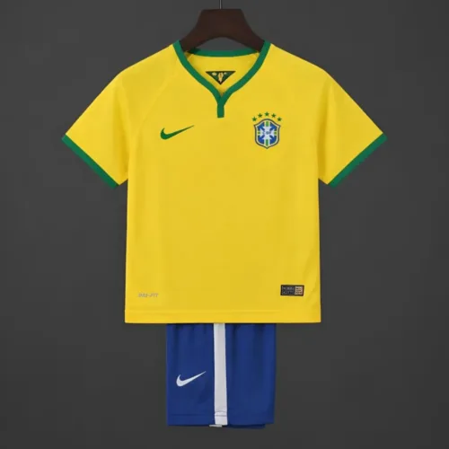 Brasile Home 2014 Retro Bambino