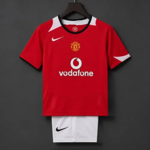 Manchester United Home 2005/06 Retro Bambino