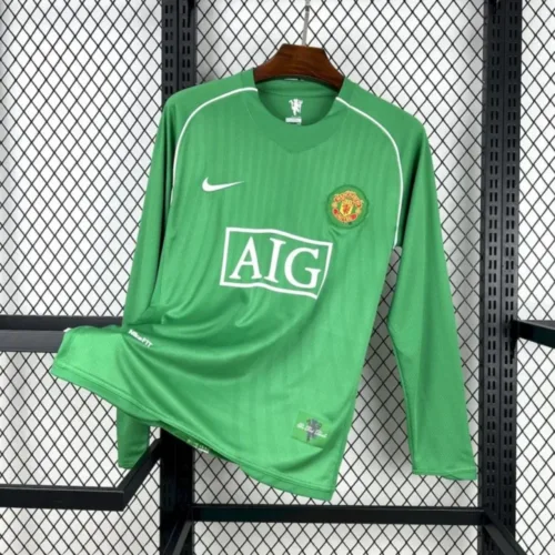 Manchester United Portiere Verde 2007 Retro